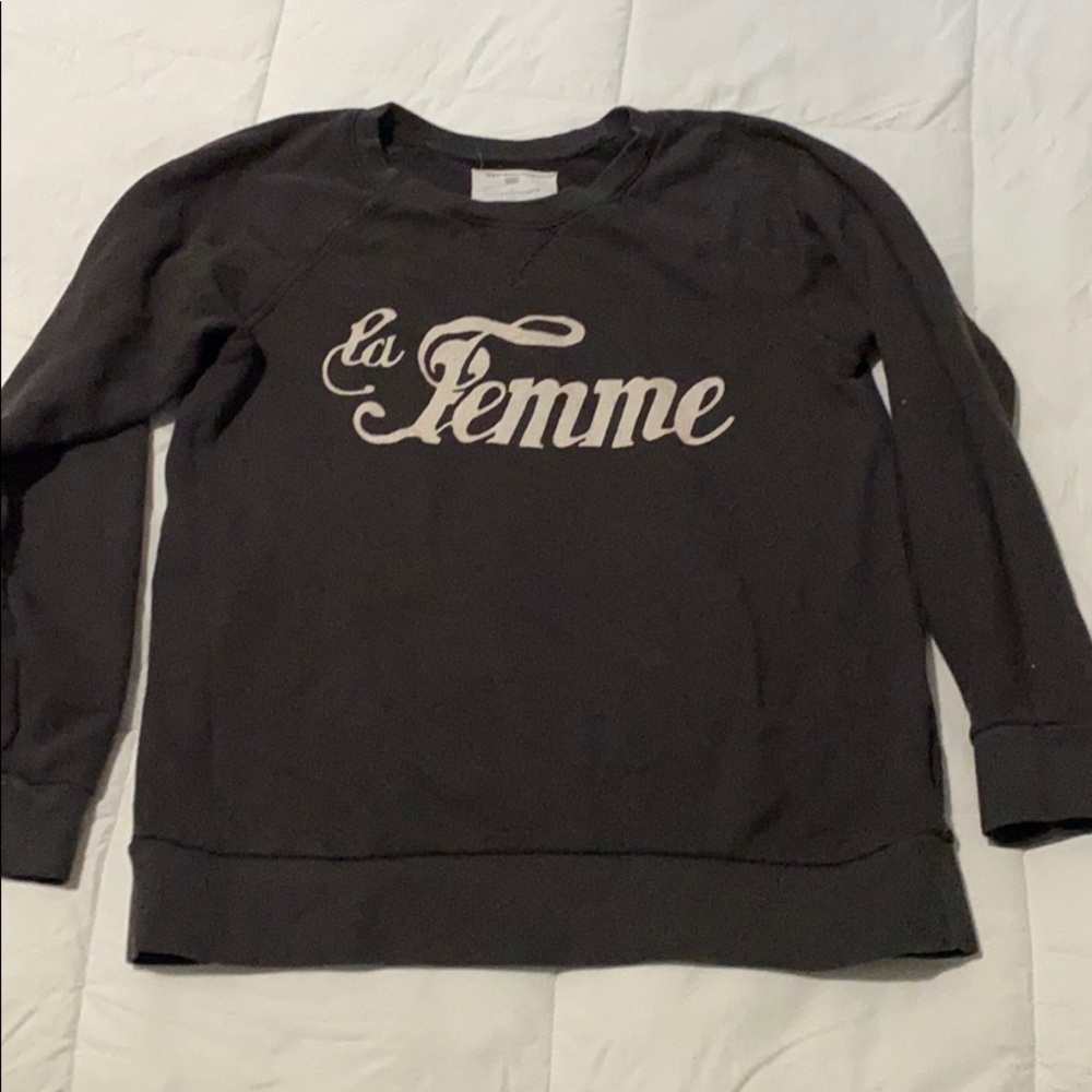 Anthropologie Sol Angeles “La Femme” sweatshirt